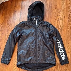 adidas Black Windbreaker